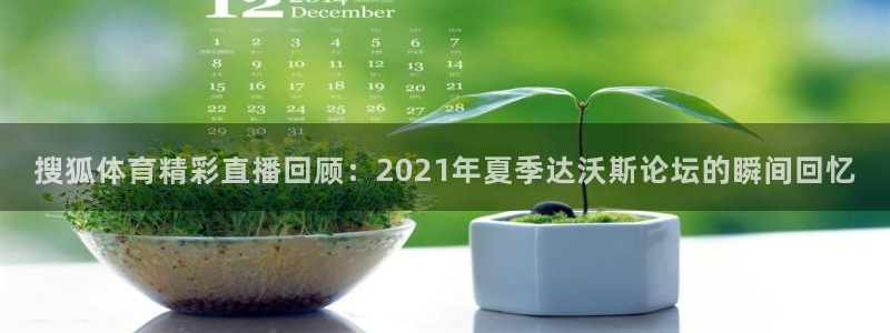 9球直播nba免费：搜狐体育精彩直播回顾：2021年夏季达沃斯论坛的瞬间回忆